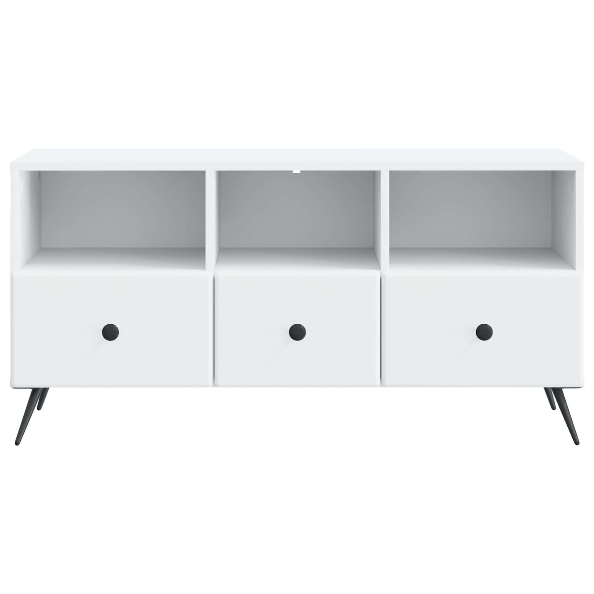 TV-skab med skuffe Hvid 102 x 34,5 x 50 cm Konstrueret træ
