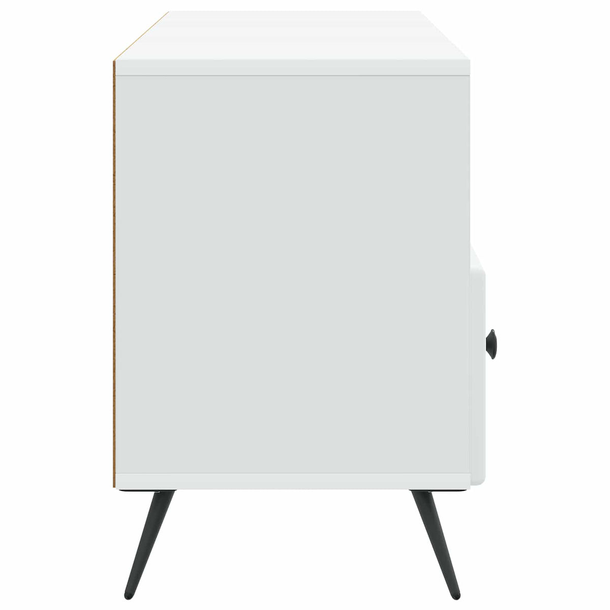 TV-skab med skuffe Hvid 102 x 34,5 x 50 cm Konstrueret træ