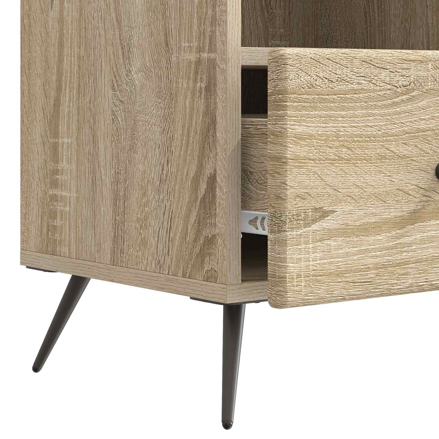 TV-skab med skuffe Sonoma-eg 102 x 34,5 x 50 cm Konstrueret træ