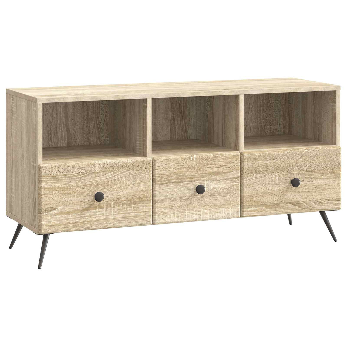 TV-skab med skuffe Sonoma-eg 102 x 34,5 x 50 cm Konstrueret træ