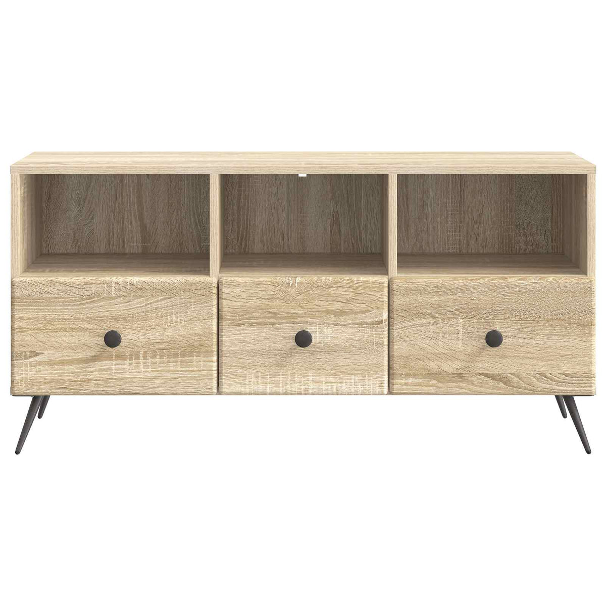 TV-skab med skuffe Sonoma-eg 102 x 34,5 x 50 cm Konstrueret træ