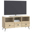 TV-skab med skuffe Sonoma-eg 102 x 34,5 x 50 cm Konstrueret træ