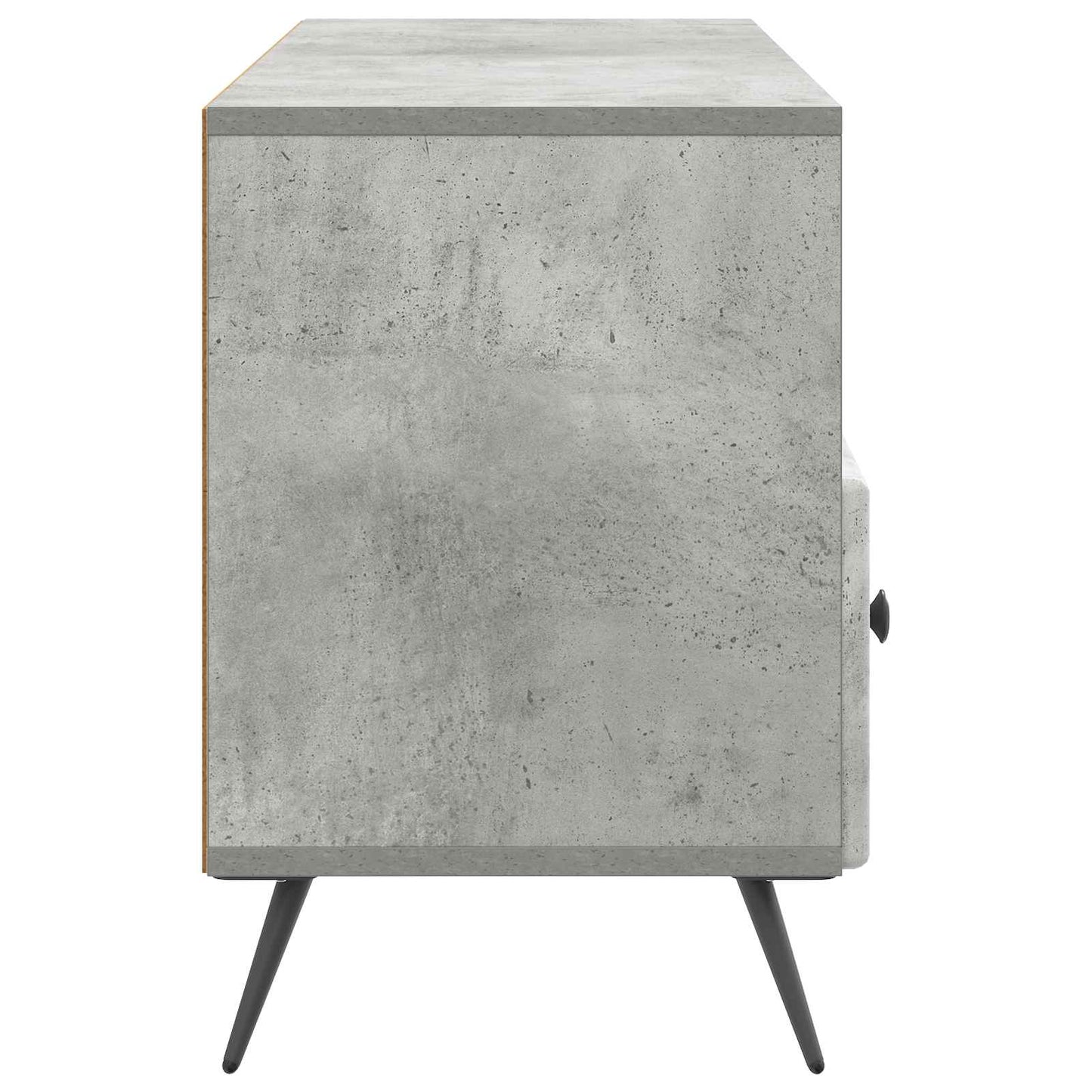 TV-skab med skuffe Betongrå 102 x 34,5 x 50 cm Konstrueret træ