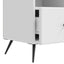 TV-skab Hvid højglans 102 x 34,5 x 50 cm Konstrueret træ