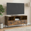 TV-skab med skuffe Røget eg 102 x 34,5 x 50 cm Konstrueret træ
