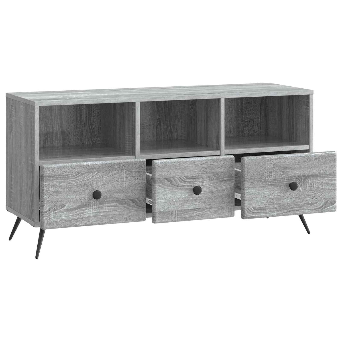 TV-skab Grå sonoma-eg 102 x 34,5 x 50 cm Konstrueret træ