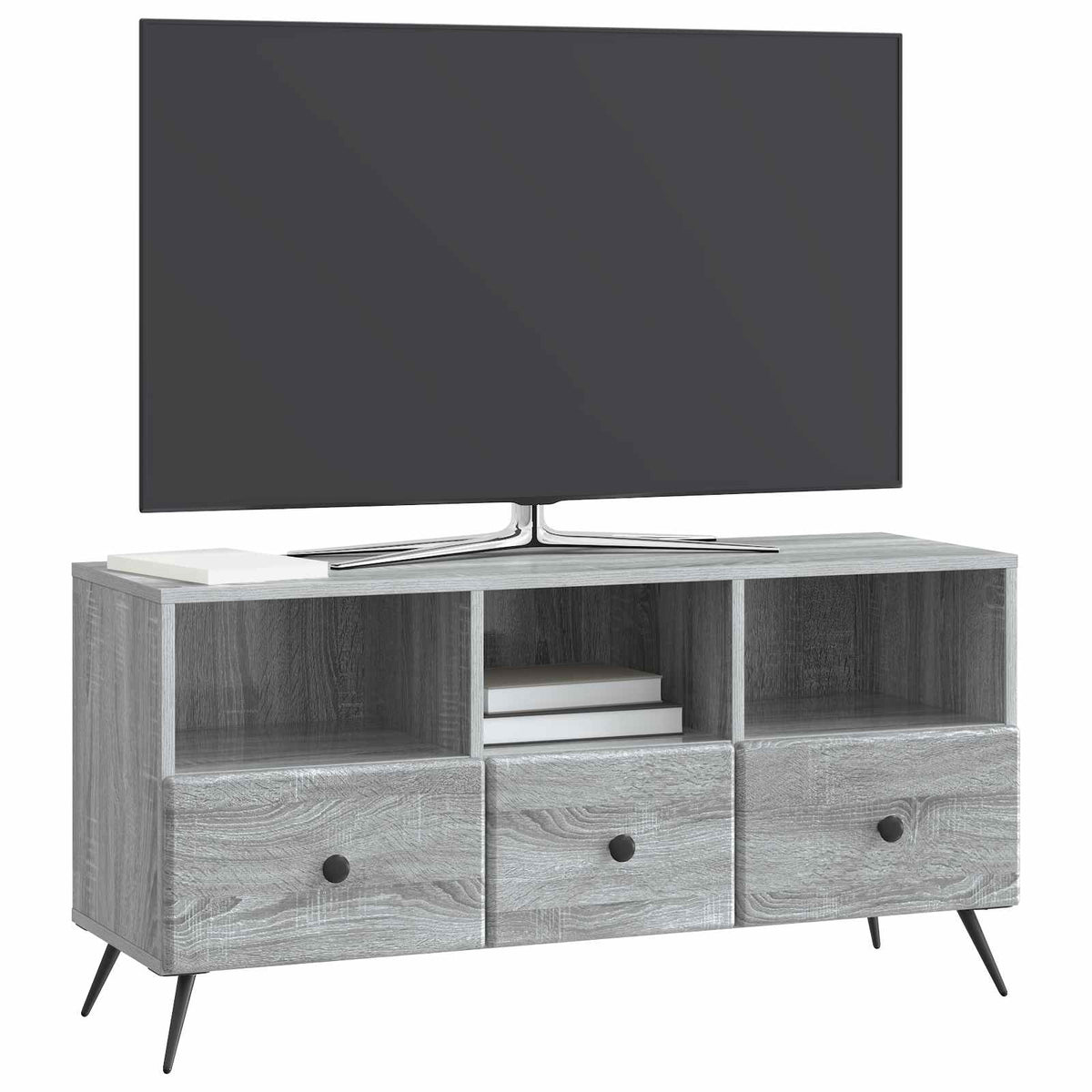 TV-skab Grå sonoma-eg 102 x 34,5 x 50 cm Konstrueret træ