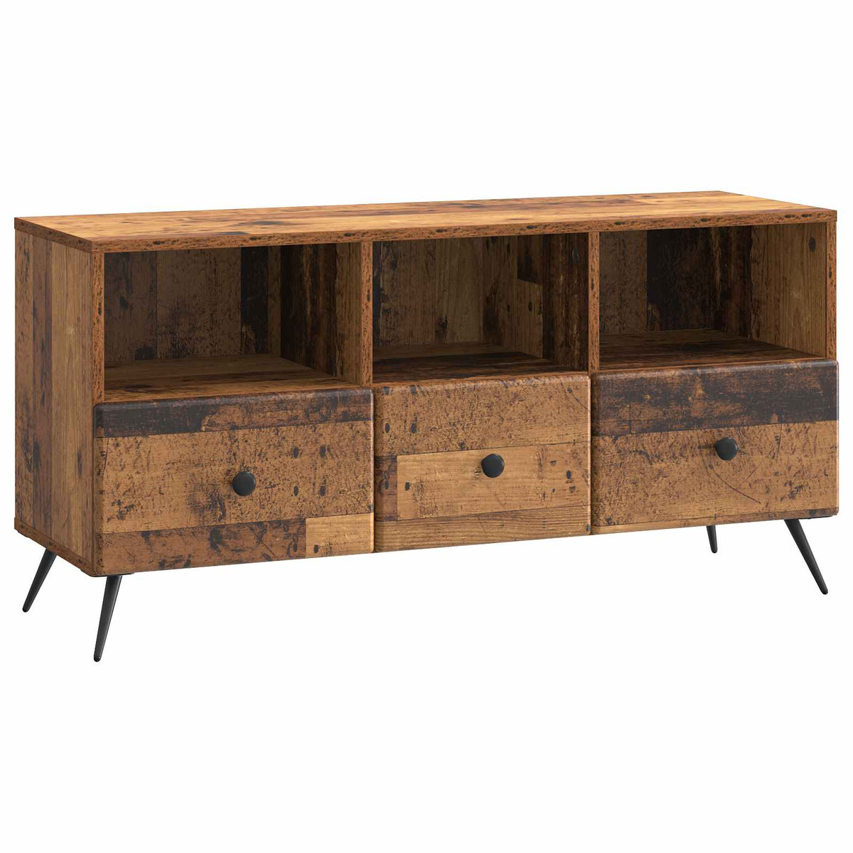 TV-skab Gammelt træ 102 x 34,5 x 50 cm Konstrueret træ