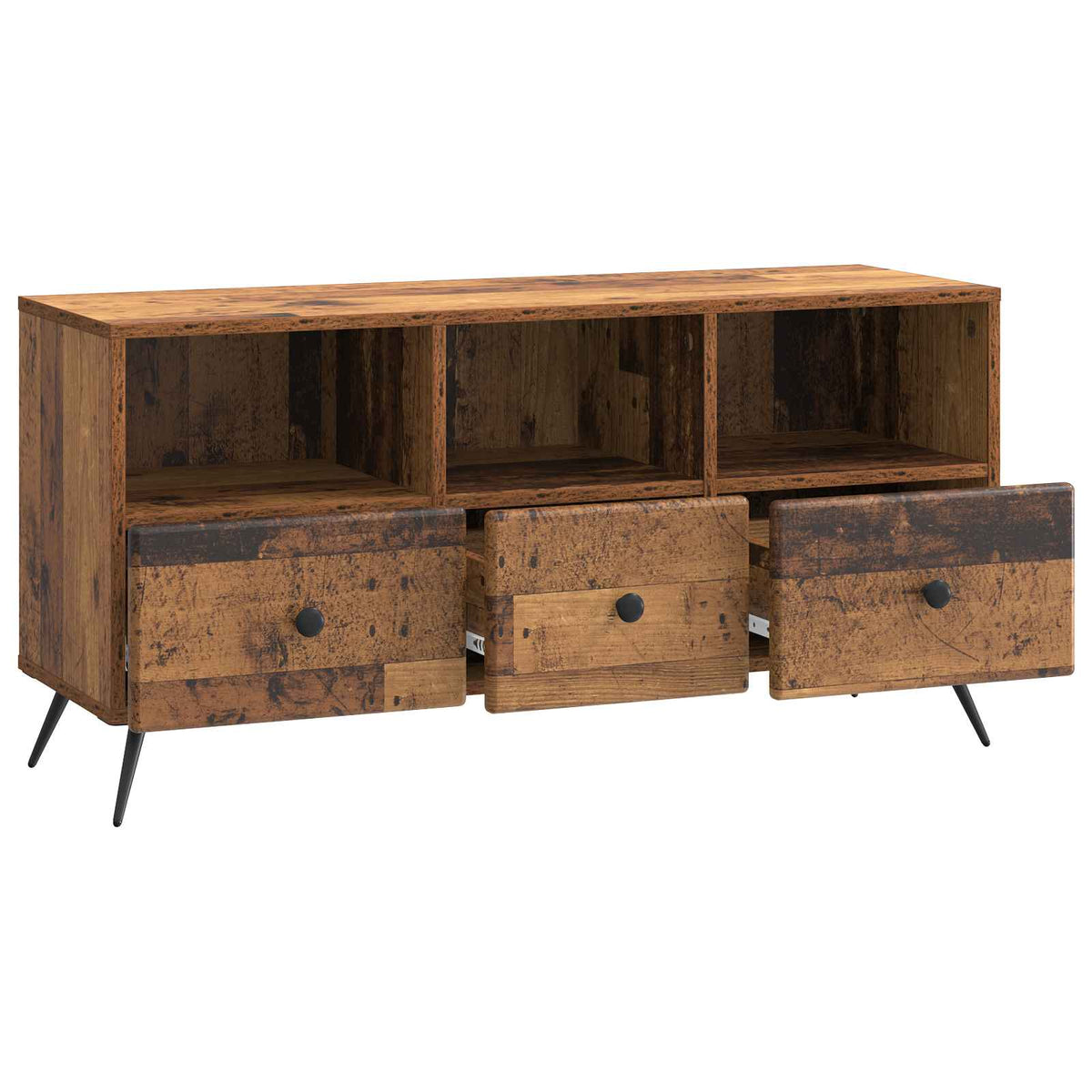 TV-skab Gammelt træ 102 x 34,5 x 50 cm Konstrueret træ