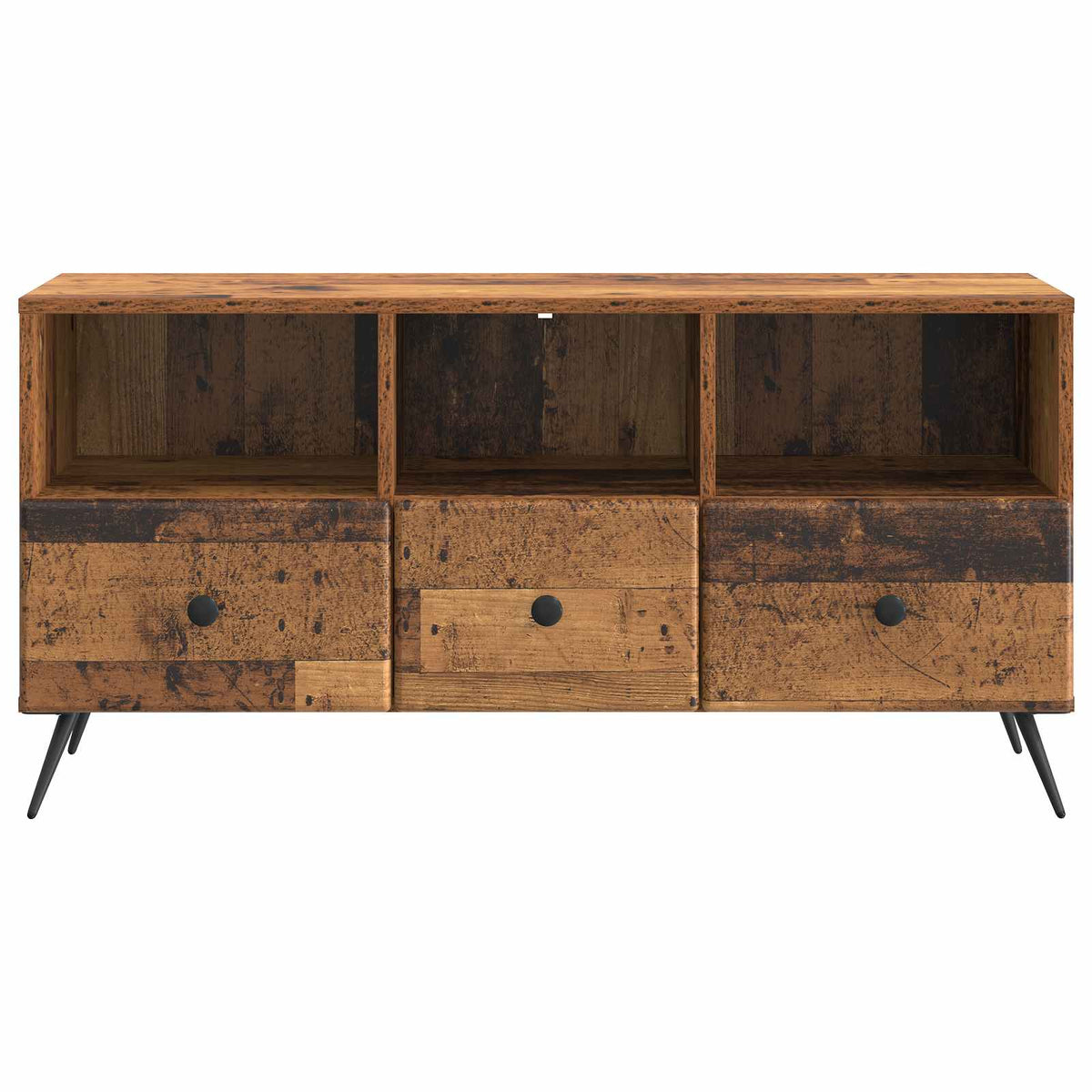 TV-skab Gammelt træ 102 x 34,5 x 50 cm Konstrueret træ