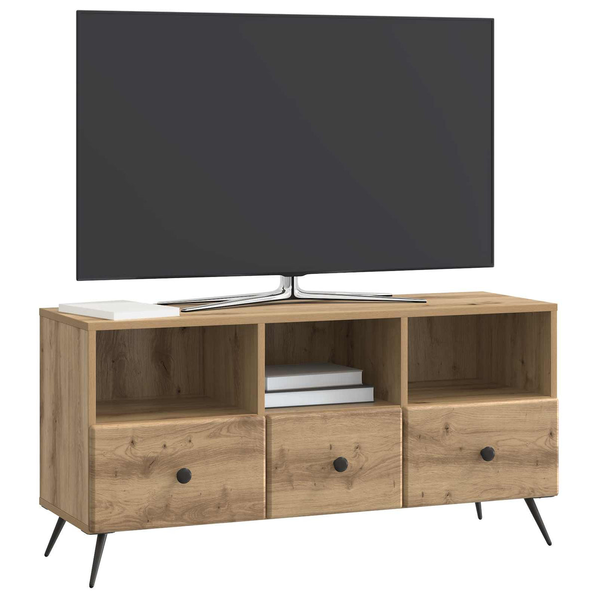 TV-skab 102 x 34,5 x 50 cm Artisan-eg Konstrueret træ