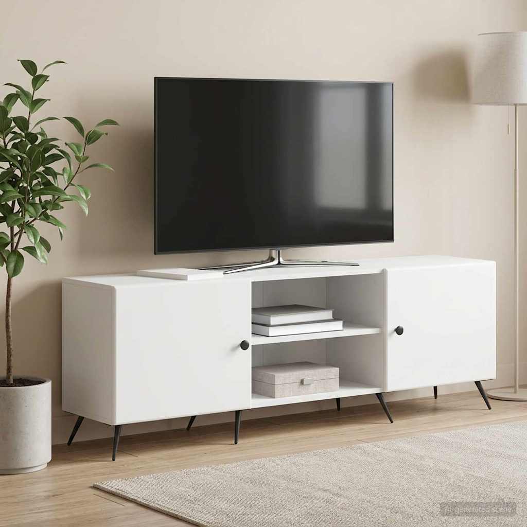TV-skab 150 x 31 x 50 cm Hvid Konstrueret træ