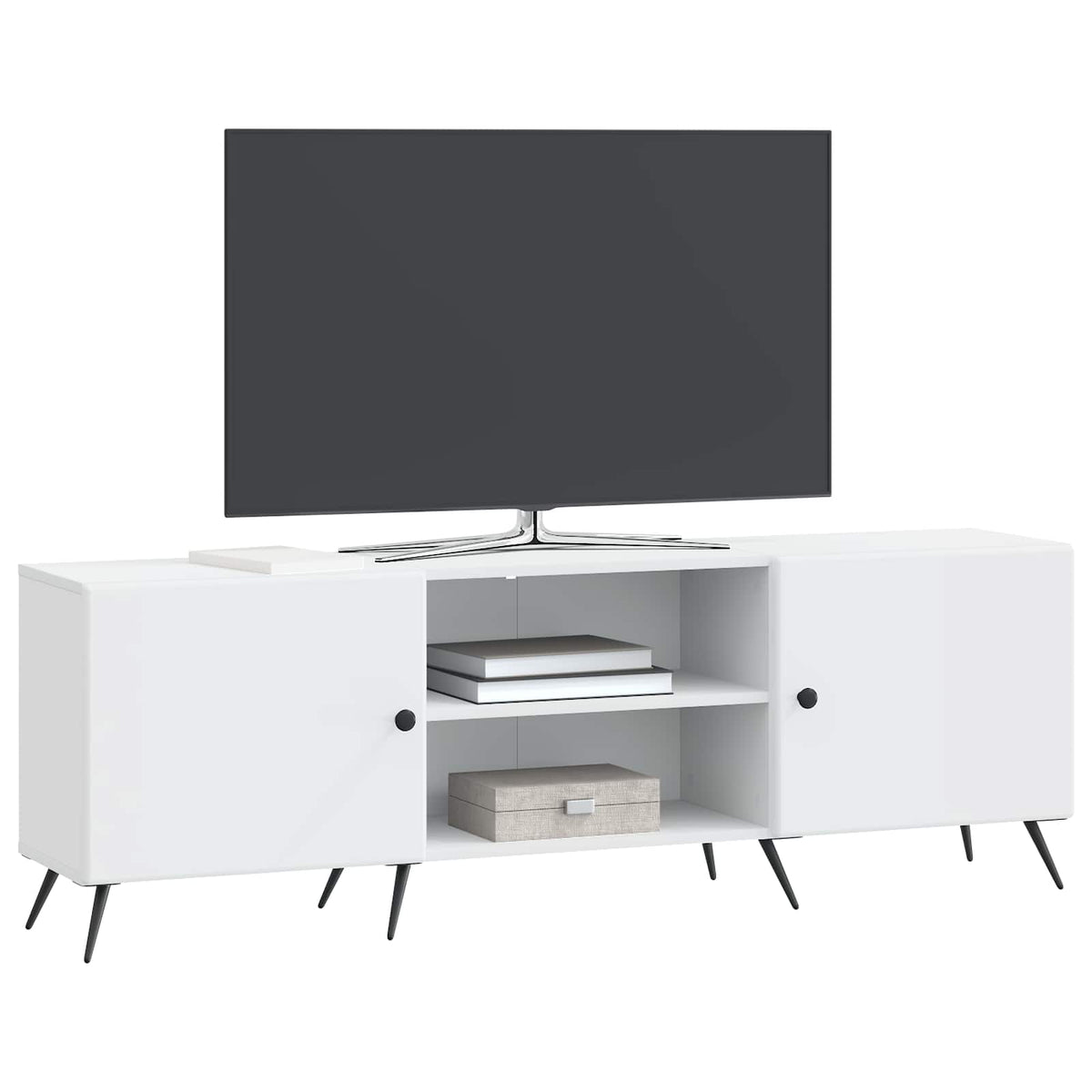 TV-skab 150 x 31 x 50 cm Hvid Konstrueret træ