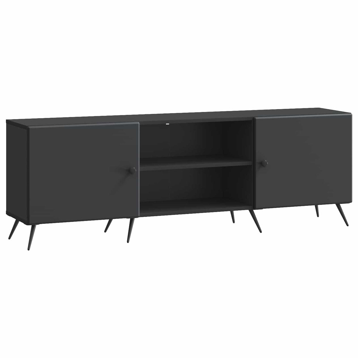 TV-skab 150 x 31 x 50 cm Sort Konstrueret træ