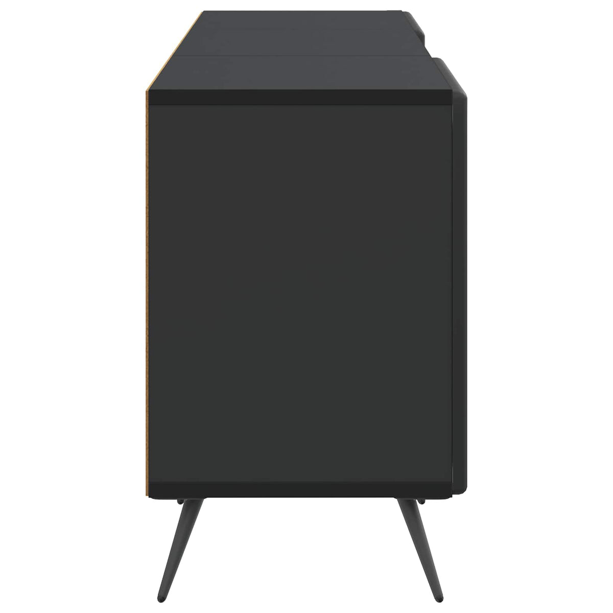 TV-skab 150 x 31 x 50 cm Sort Konstrueret træ
