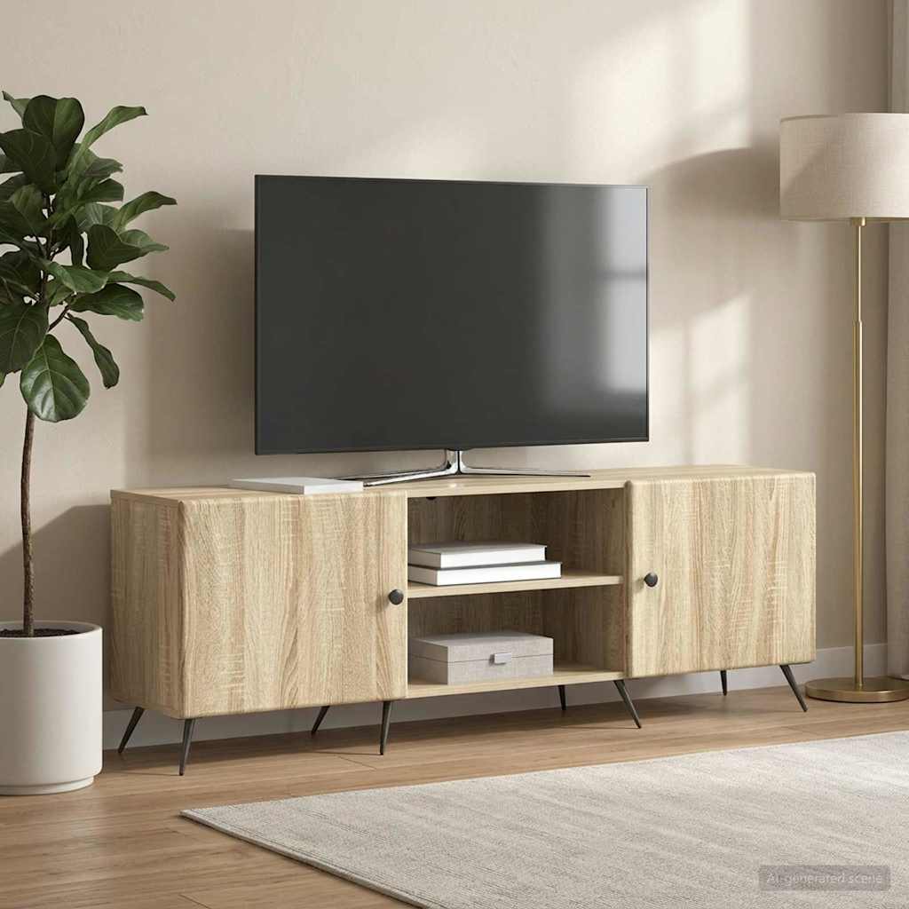 TV-skab 150 x 31 x 50 cm Sonoma-eg Konstrueret træ