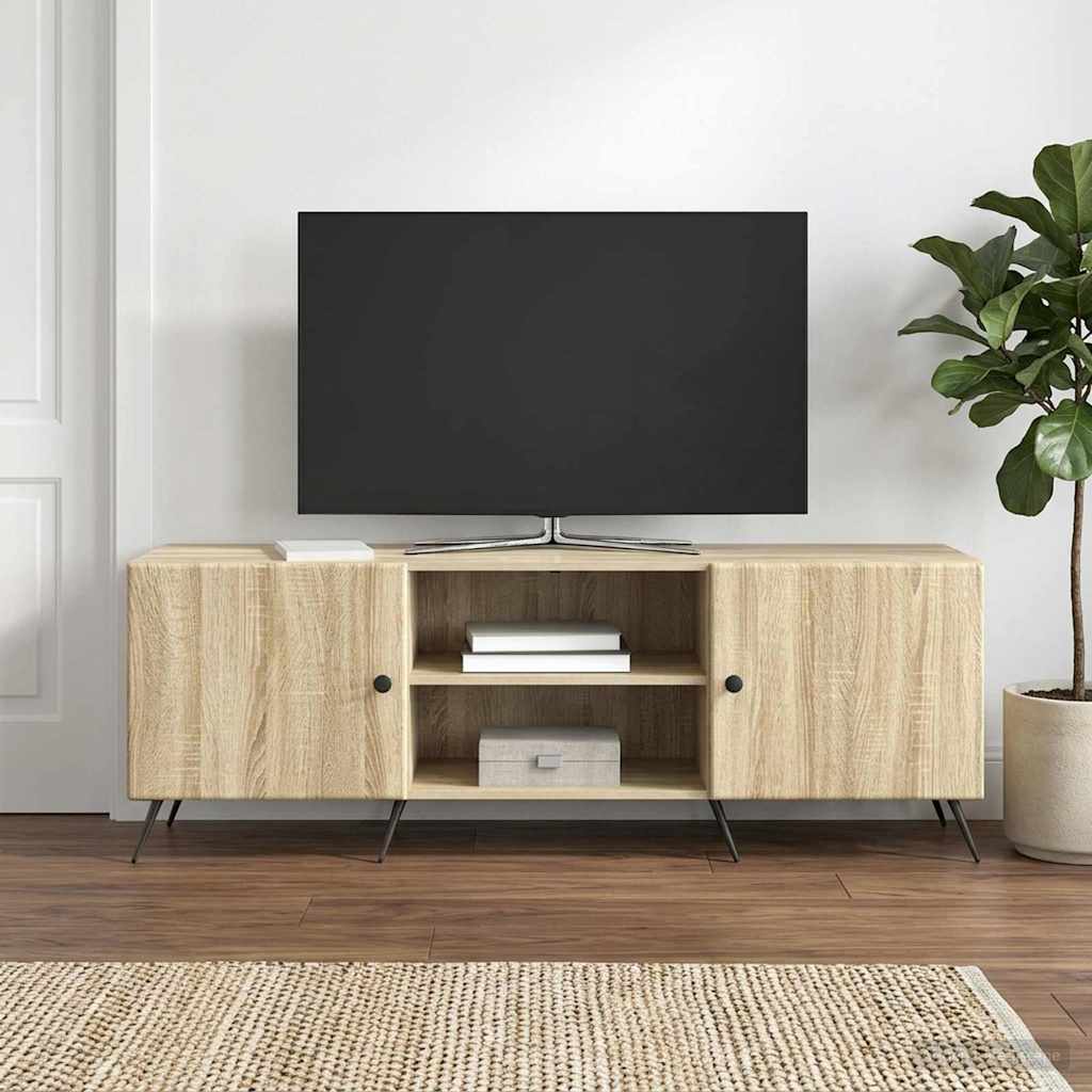 TV-skab 150 x 31 x 50 cm Sonoma-eg Konstrueret træ