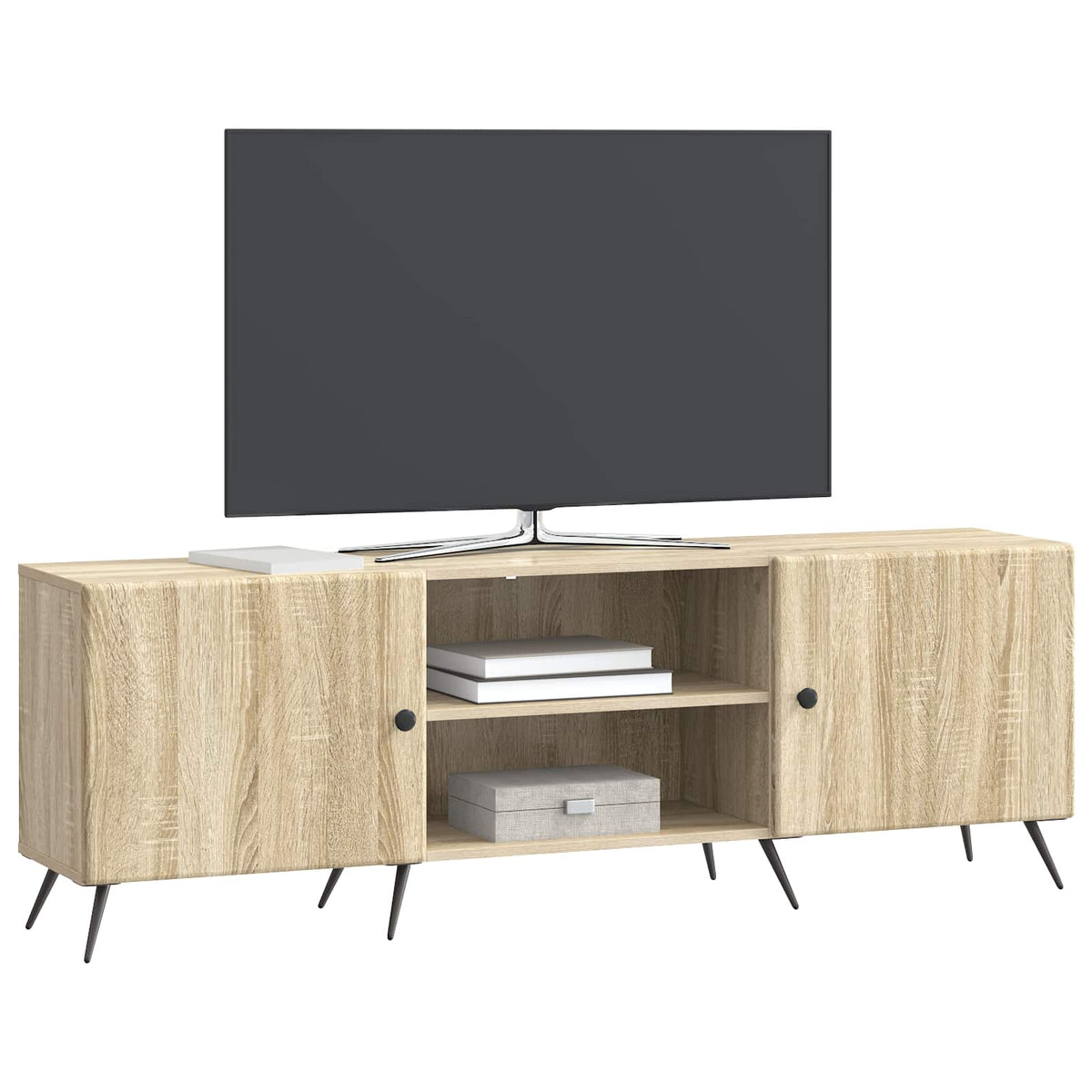 TV-skab 150 x 31 x 50 cm Sonoma-eg Konstrueret træ