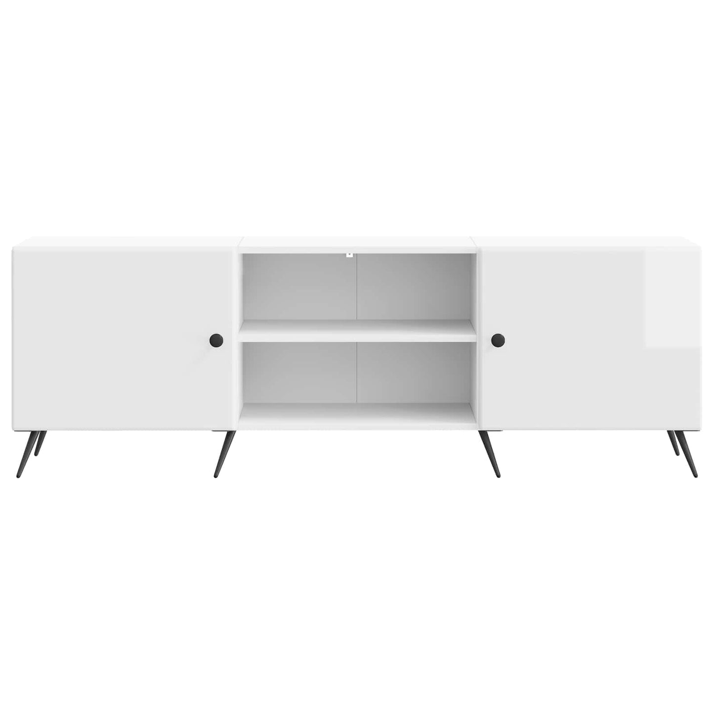 TV-skab 150 x 31 x 50 cm Hvid højglans Konstrueret træ
