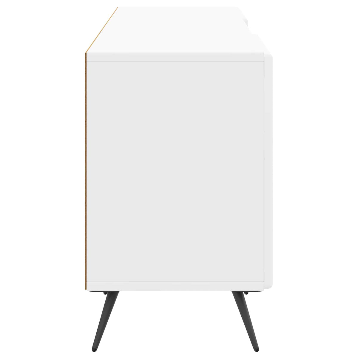 TV-skab 150 x 31 x 50 cm Hvid højglans Konstrueret træ