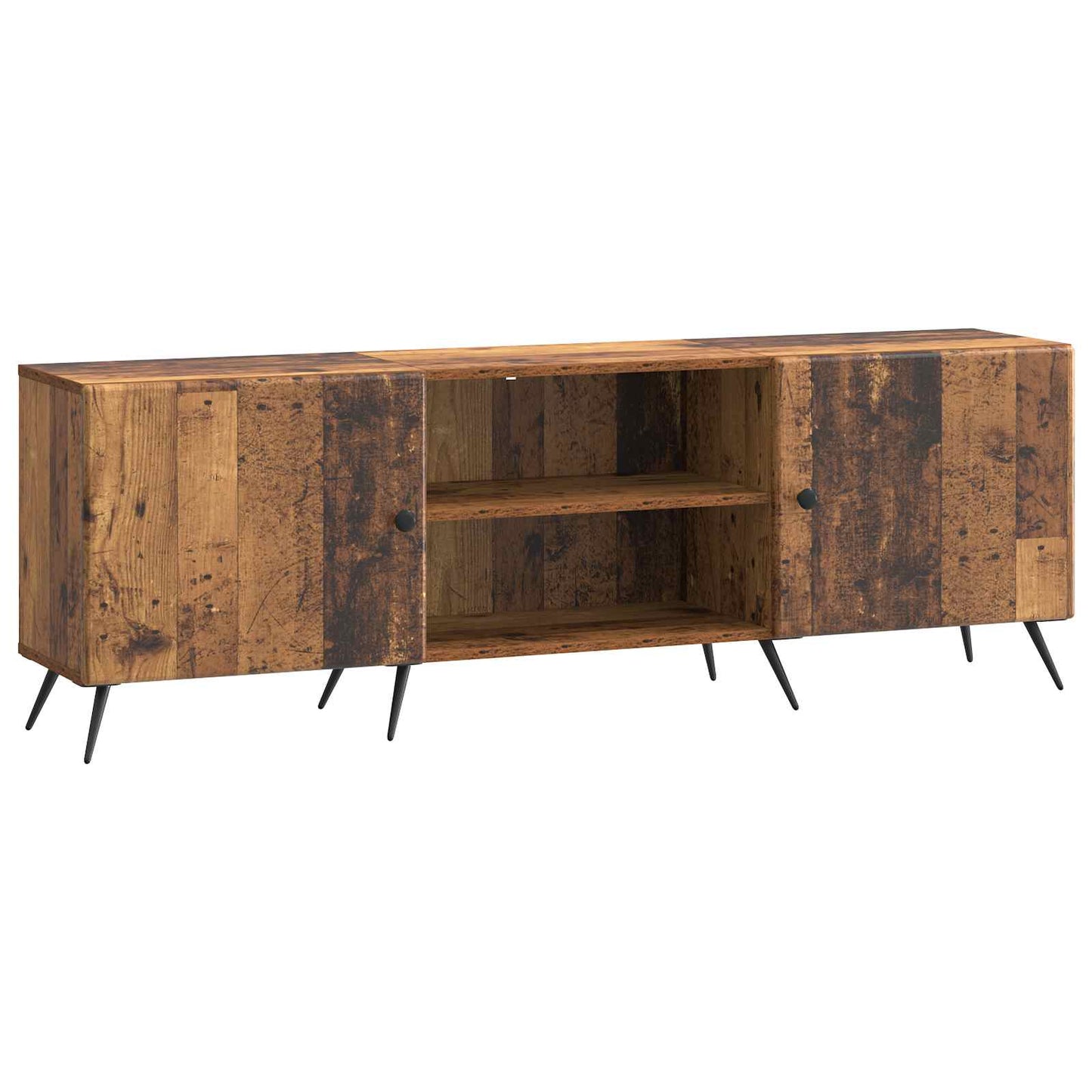 TV-skab 150 x 31 x 50 cm Gammelt træ Konstrueret træ