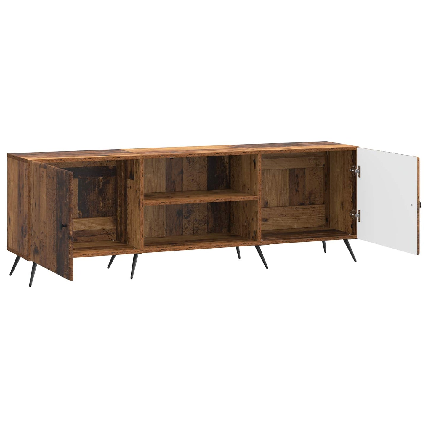 TV-skab 150 x 31 x 50 cm Gammelt træ Konstrueret træ