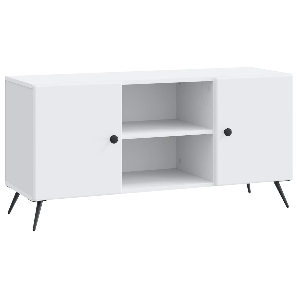 TV-skab Hvid 102 x 34,5 x 50 cm Konstrueret træ