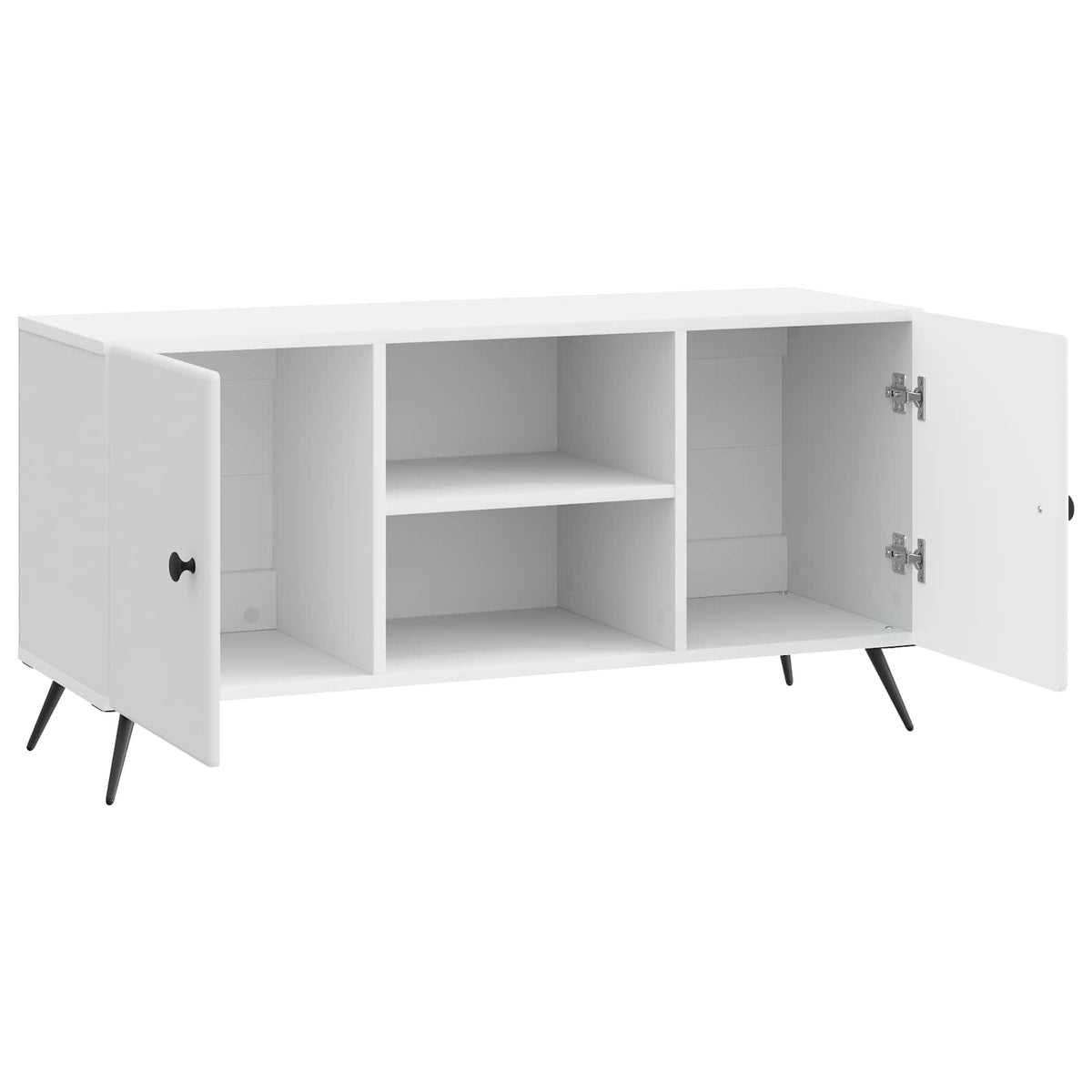 TV-skab Hvid 102 x 34,5 x 50 cm Konstrueret træ