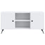 TV-skab Hvid 102 x 34,5 x 50 cm Konstrueret træ