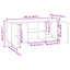 TV-skab Hvid 102 x 34,5 x 50 cm Konstrueret træ