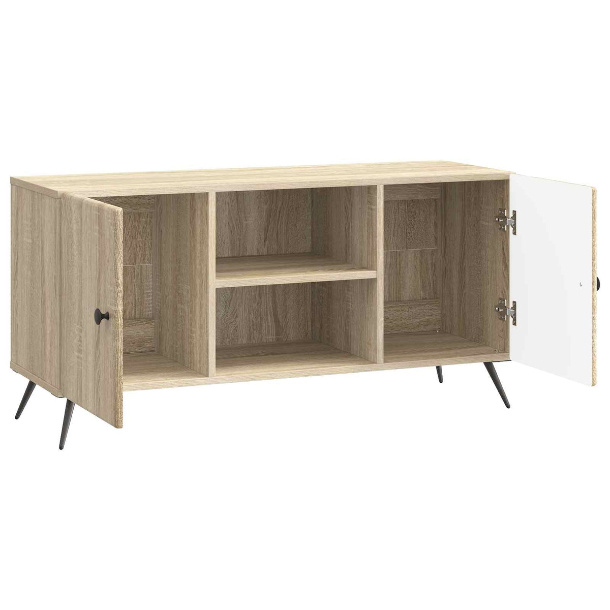 TV-skab 102 x 34,5 x 50 cm Sonoma-eg Konstrueret træ