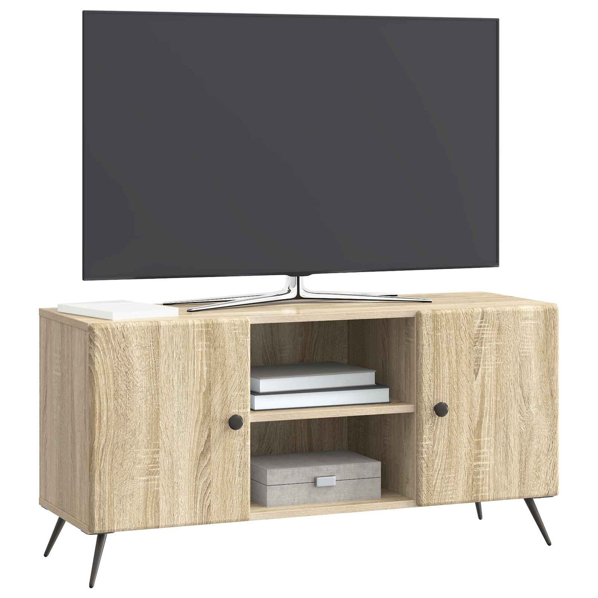 TV-skab 102 x 34,5 x 50 cm Sonoma-eg Konstrueret træ