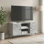 TV-skab 102 x 34,5 x 50 cm Betongrå Konstrueret træ