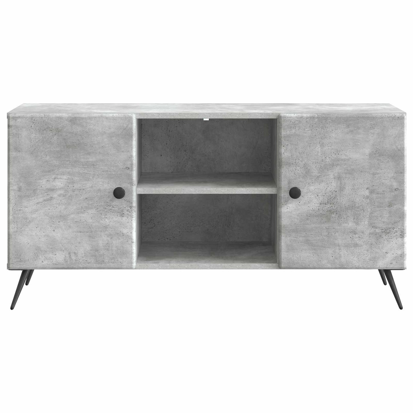 TV-skab 102 x 34,5 x 50 cm Betongrå Konstrueret træ