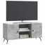 TV-skab 102 x 34,5 x 50 cm Betongrå Konstrueret træ
