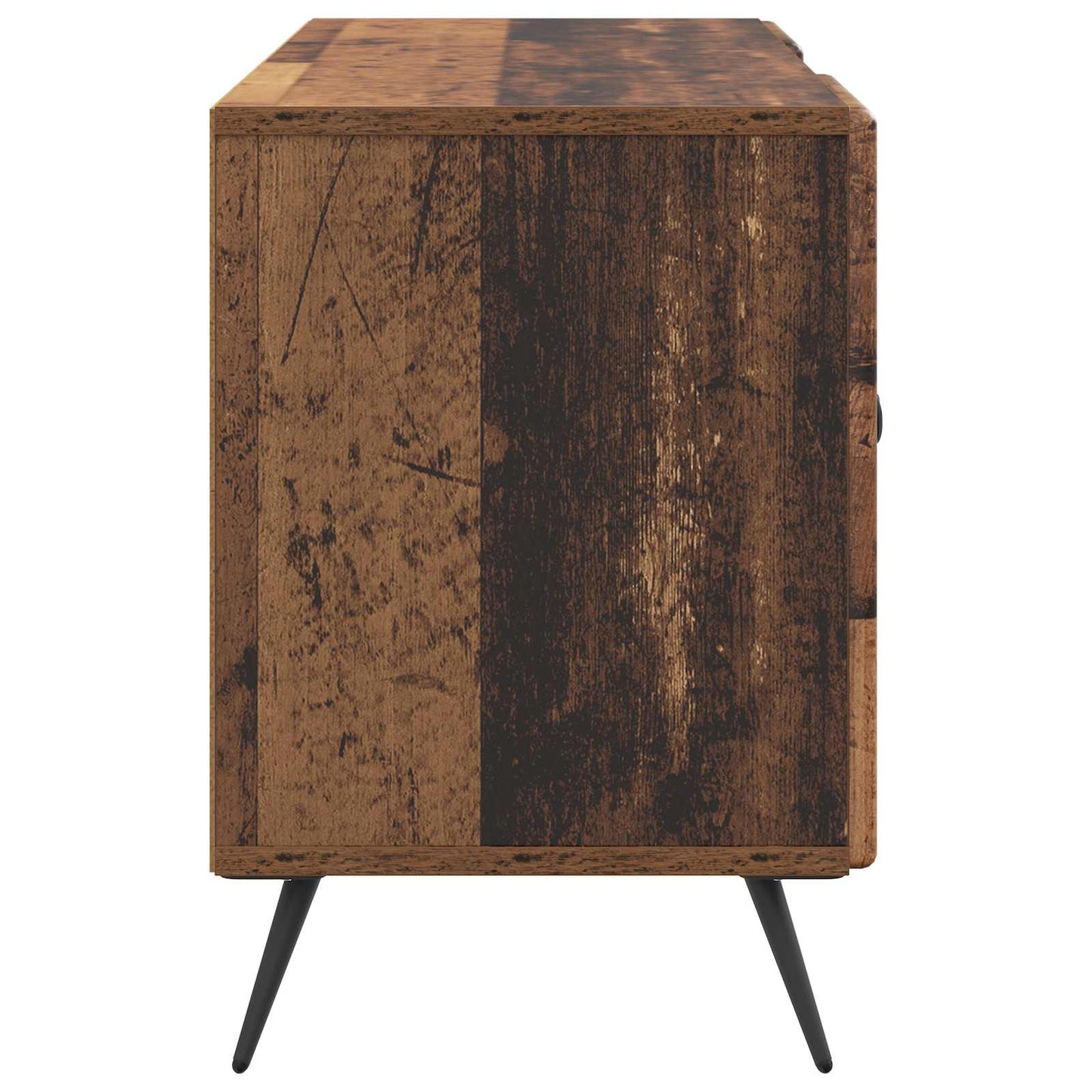 TV-skab 102 x 34,5 x 50 cm Gammelt træ Konstrueret træ