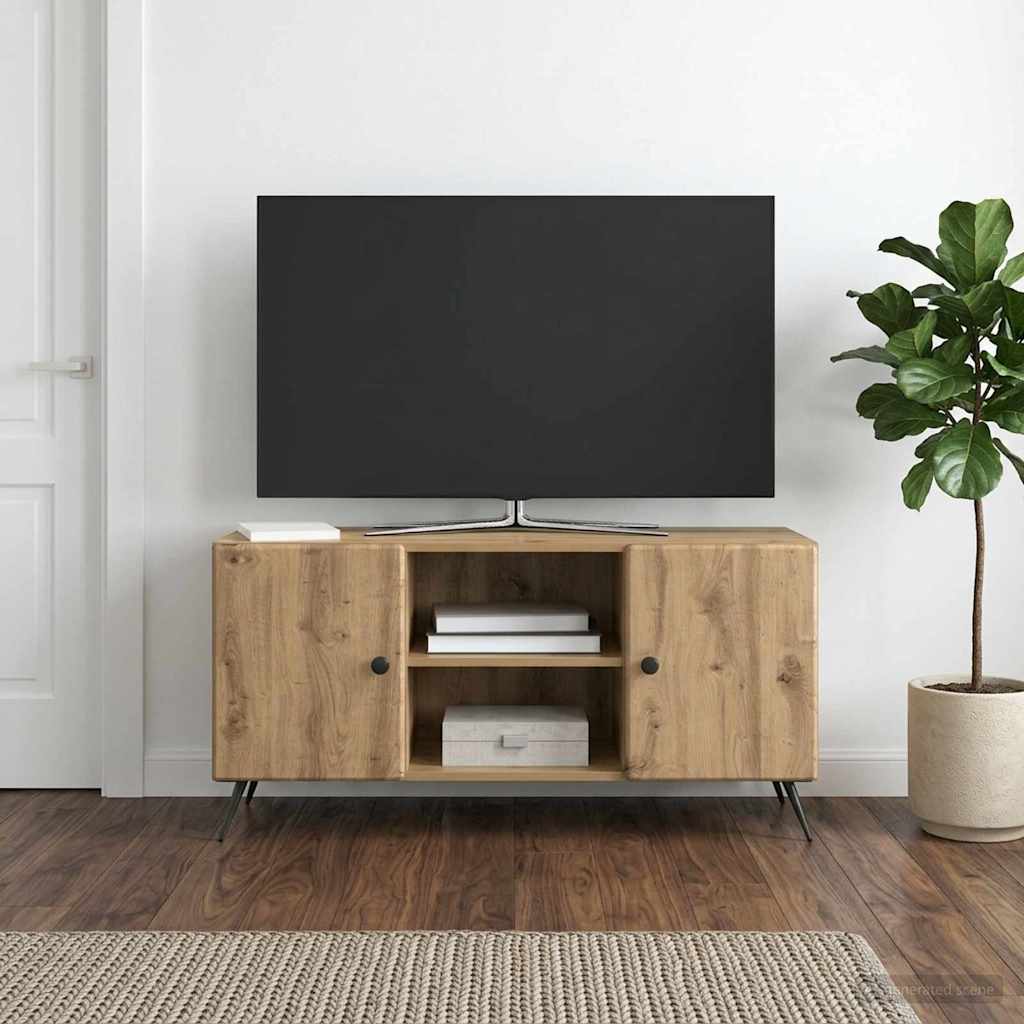 TV-skab 102 x 34,5 x 50 cm Artisan-eg Konstrueret træ