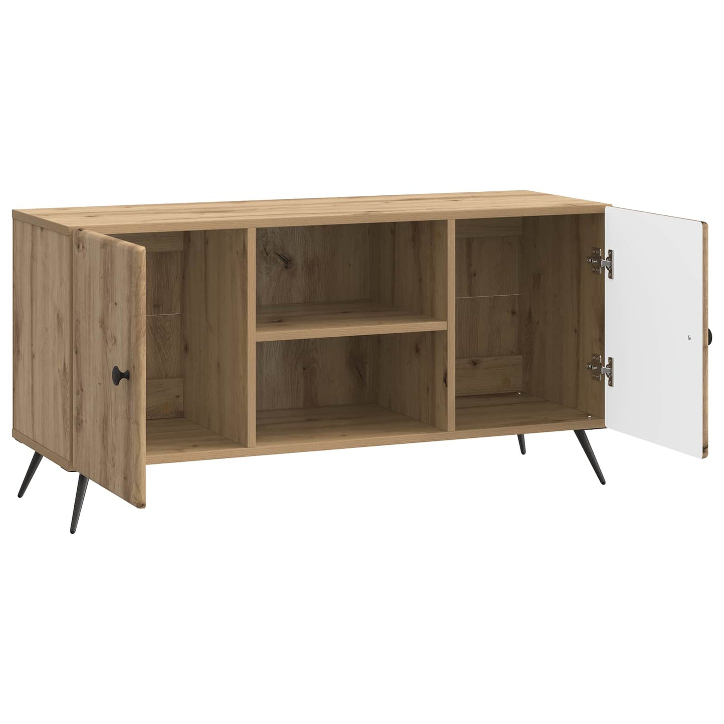 TV-skab 102 x 34,5 x 50 cm Artisan-eg Konstrueret træ