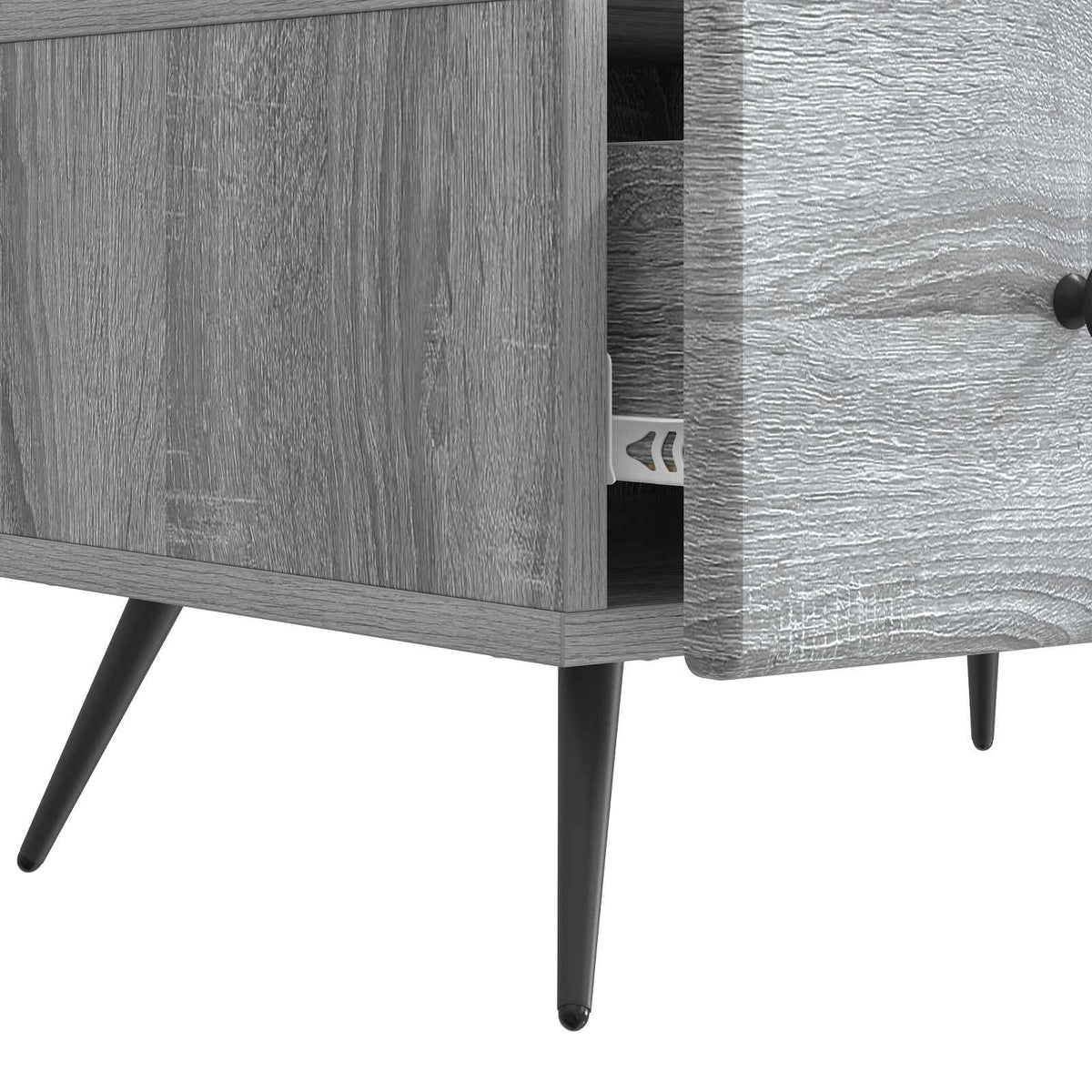 TV-skab Grå sonoma-eg 147 x 34,5 x 30 cm Konstrueret træ