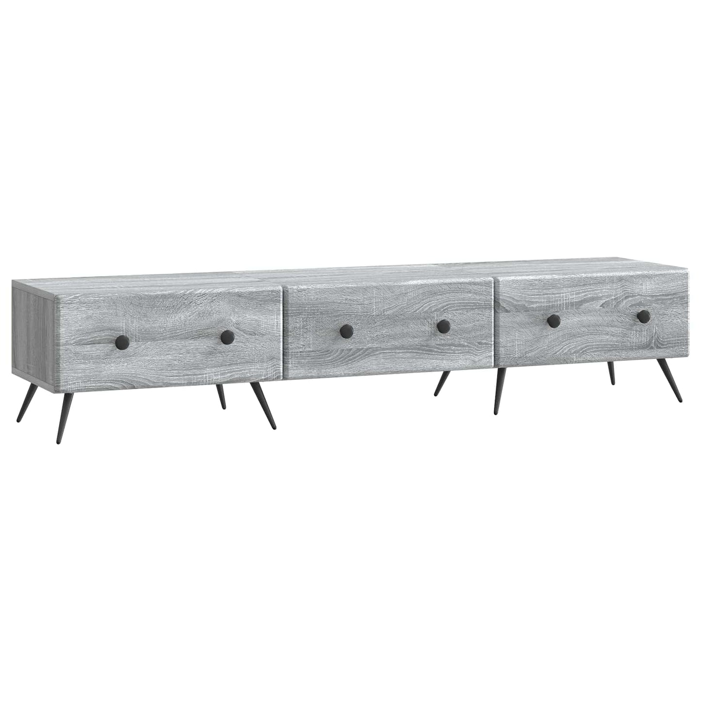 TV-skab Grå sonoma-eg 147 x 34,5 x 30 cm Konstrueret træ