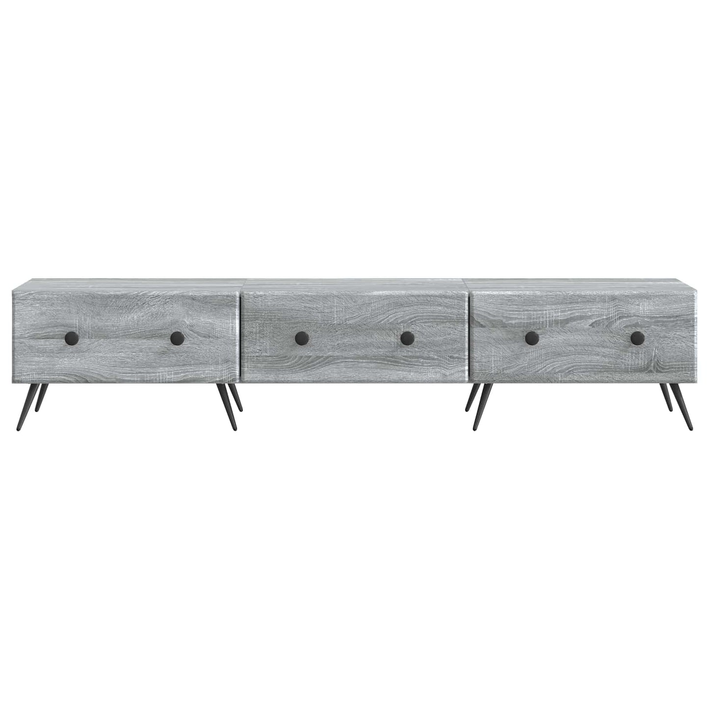 TV-skab Grå sonoma-eg 147 x 34,5 x 30 cm Konstrueret træ