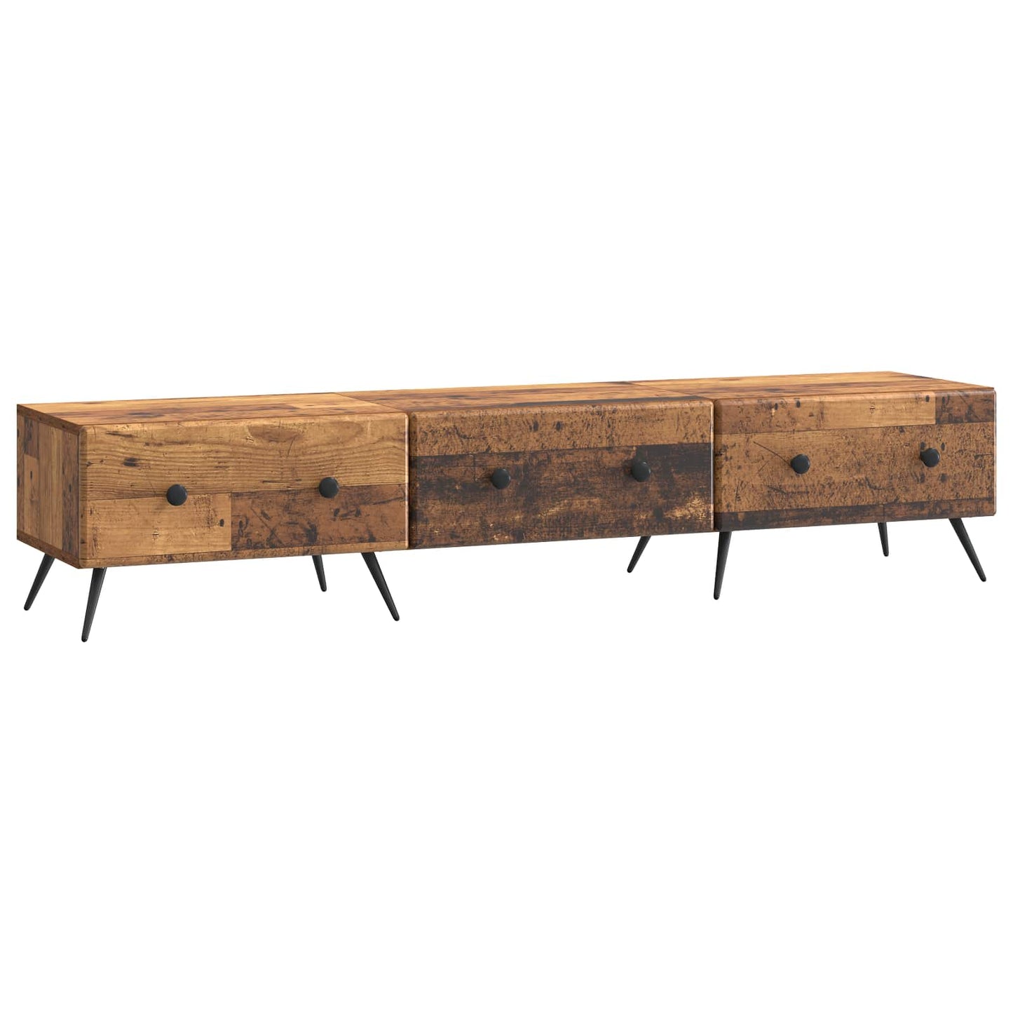 TV-skab Gammelt træ 147 x 34,5 x 30 cm Konstrueret træ