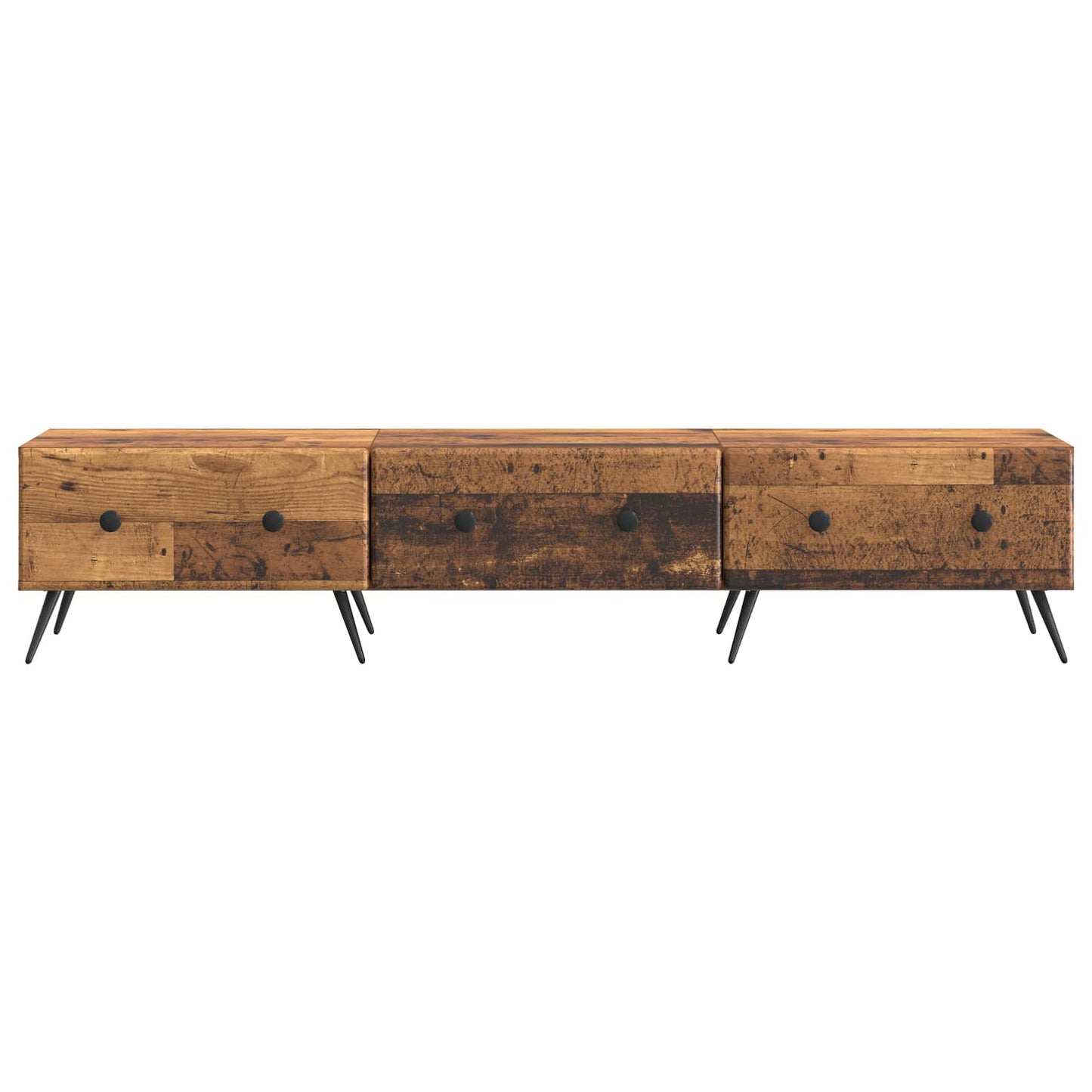 TV-skab Gammelt træ 147 x 34,5 x 30 cm Konstrueret træ
