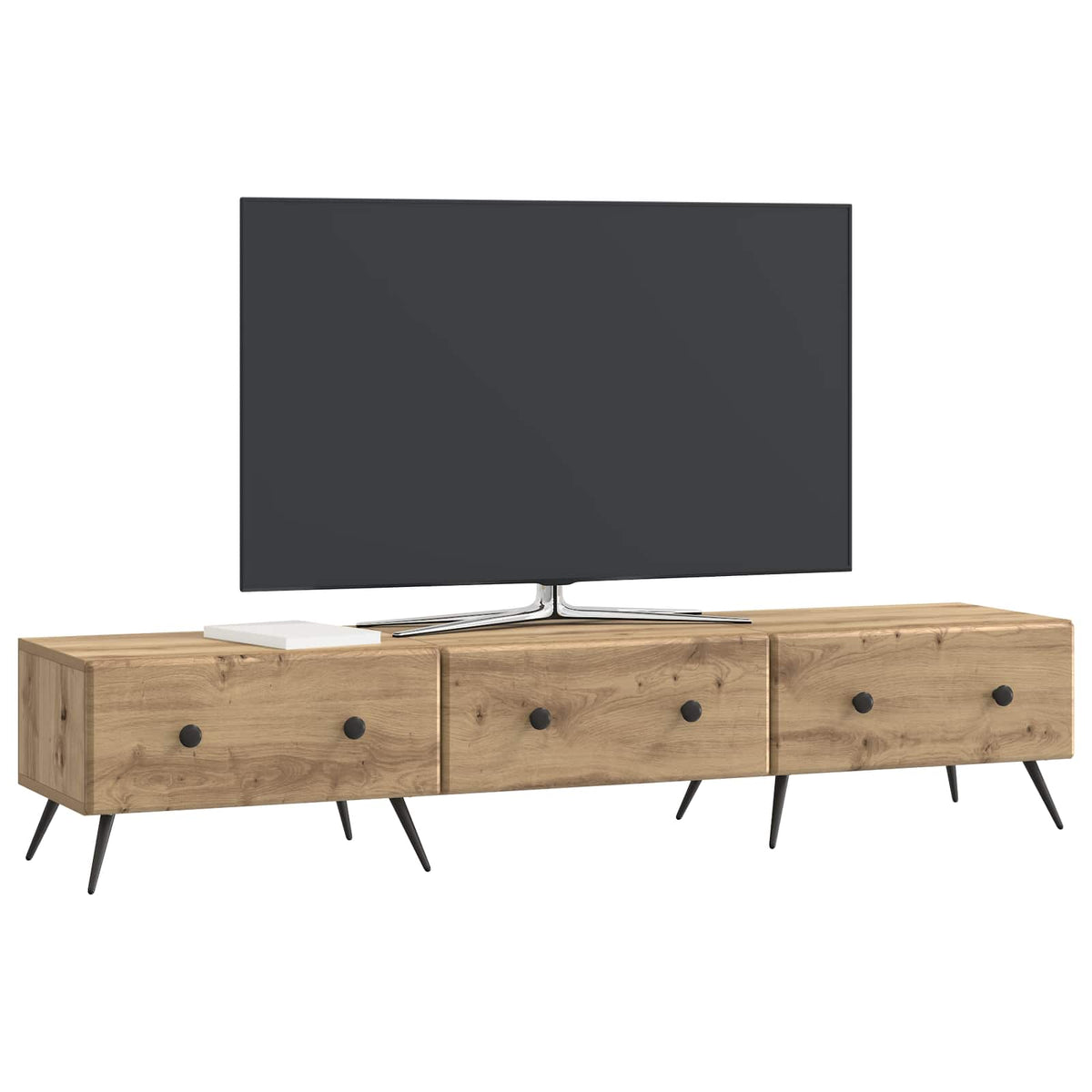 TV-skab 147 x 34,5 x 30 cm Artisan-eg Konstrueret træ