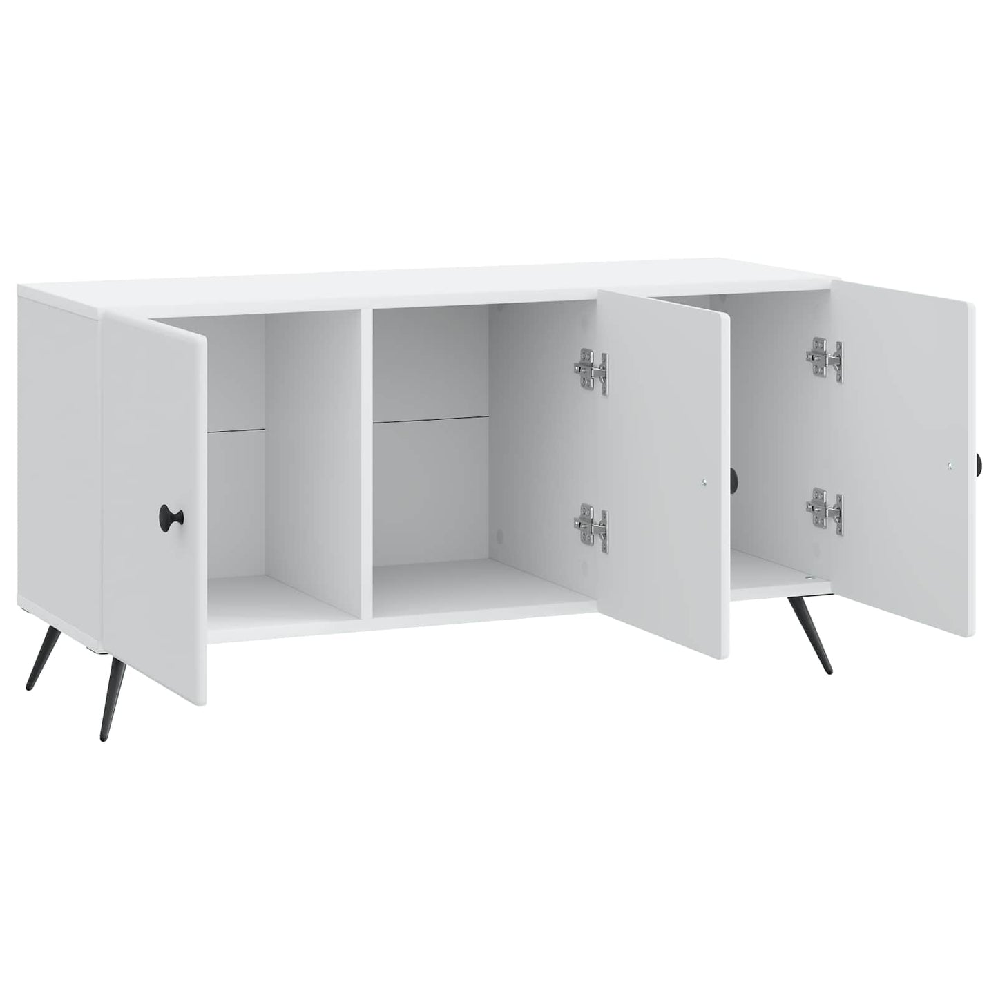 TV-skab Hvid 99 x 34,5 x 50 cm Konstrueret træ