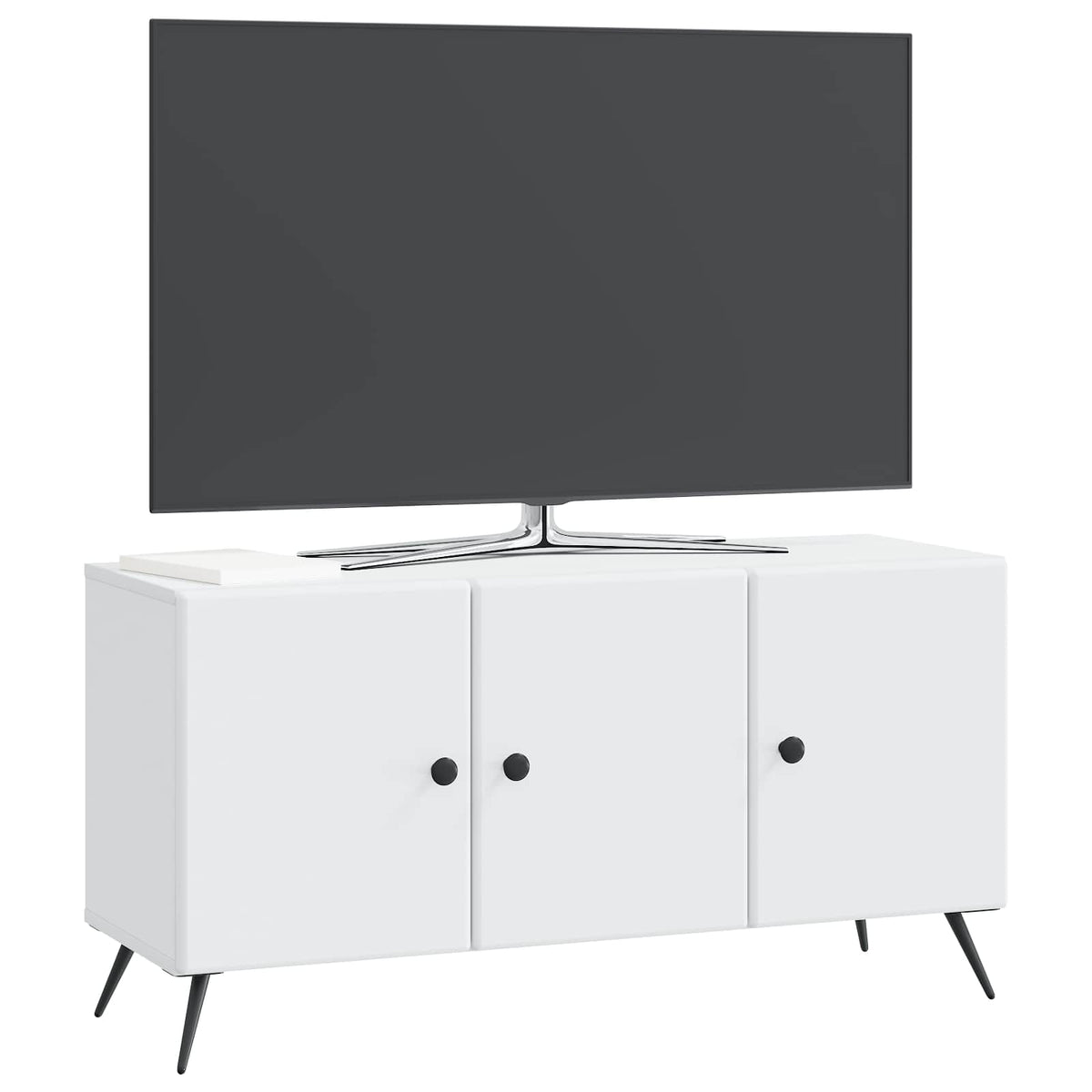 TV-skab Hvid 99 x 34,5 x 50 cm Konstrueret træ