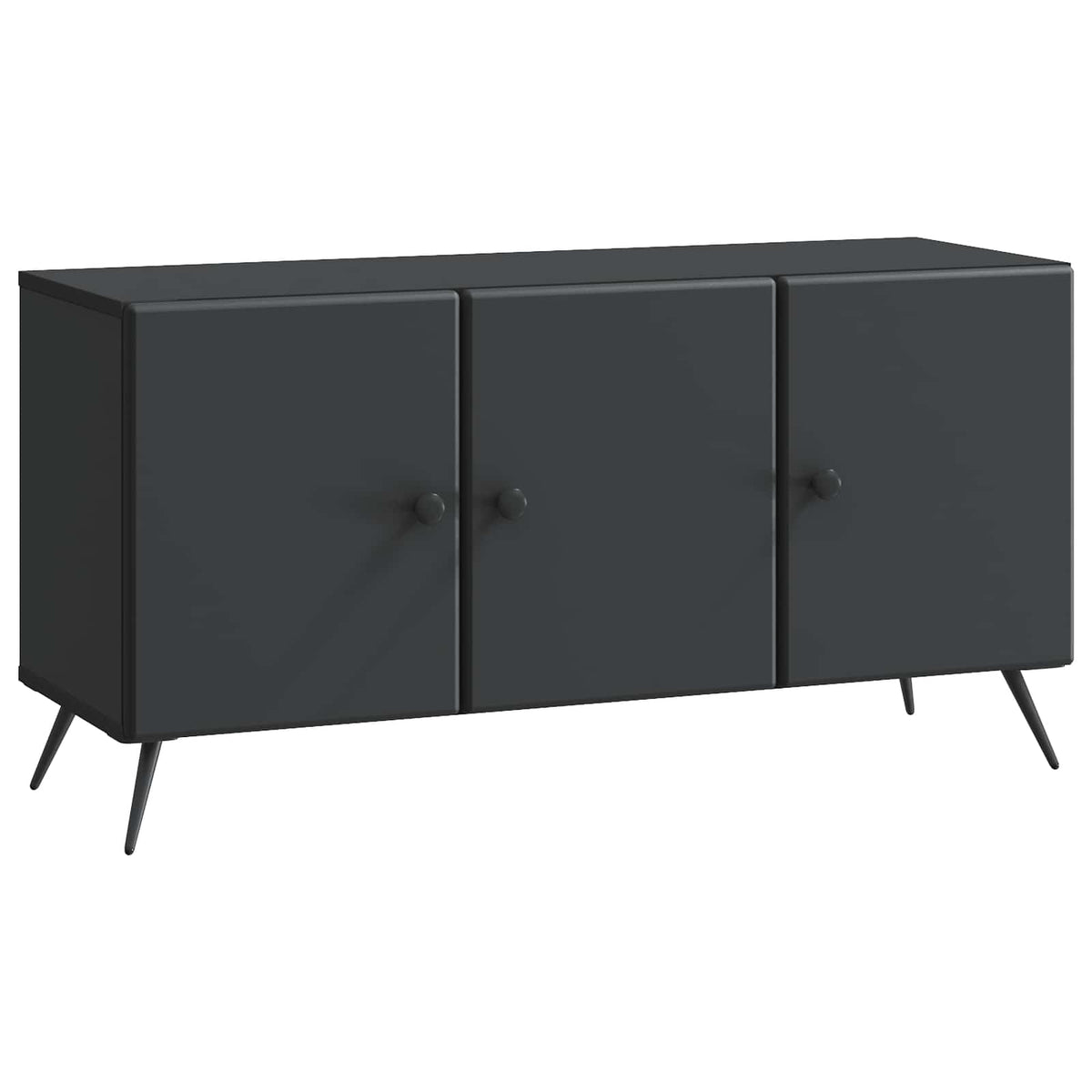 TV-skab Sort 99 x 34,5 x 50 cm Konstrueret træ