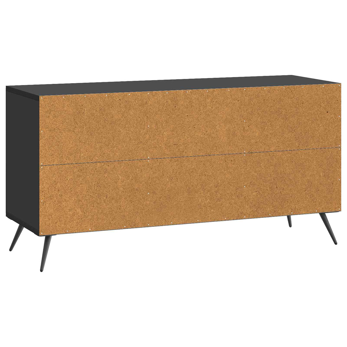 TV-skab Sort 99 x 34,5 x 50 cm Konstrueret træ