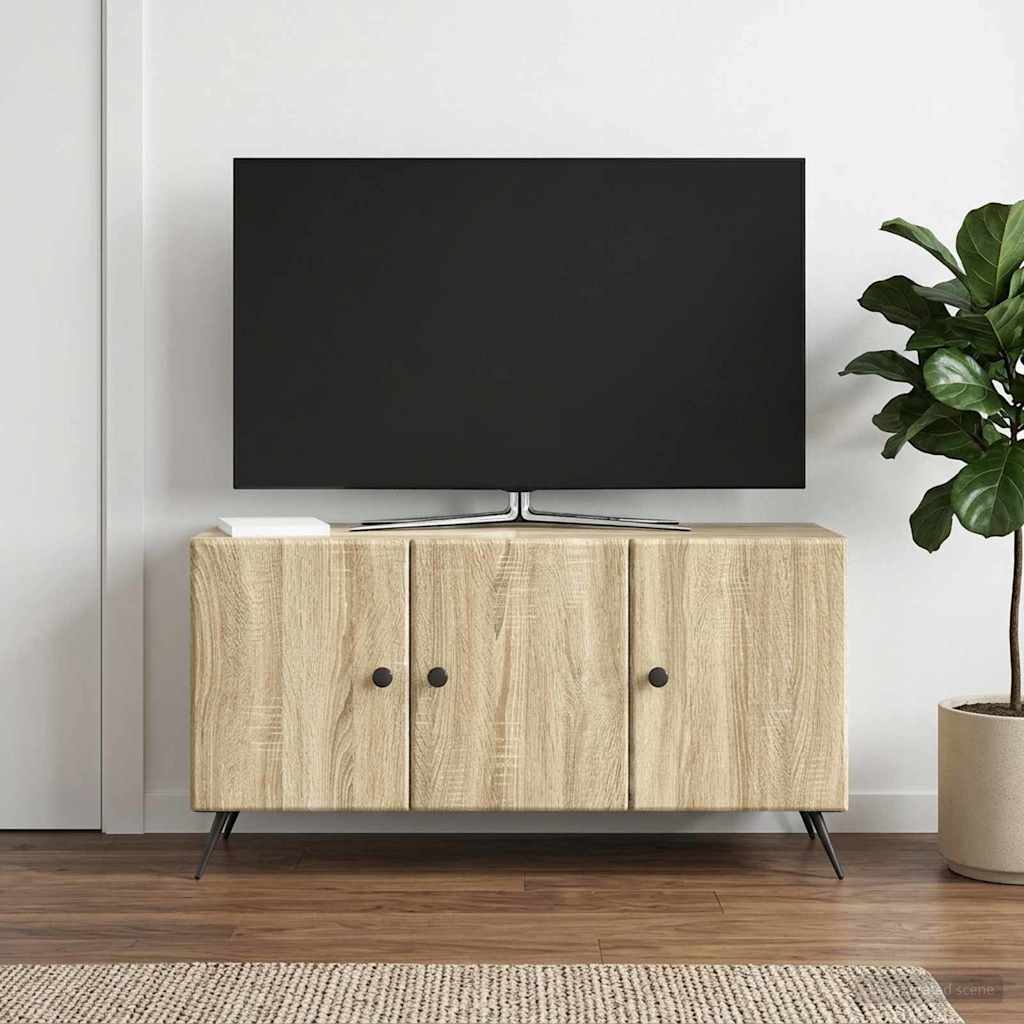 TV-skab Sonoma-eg 99 x 34,5 x 50 cm Konstrueret træ