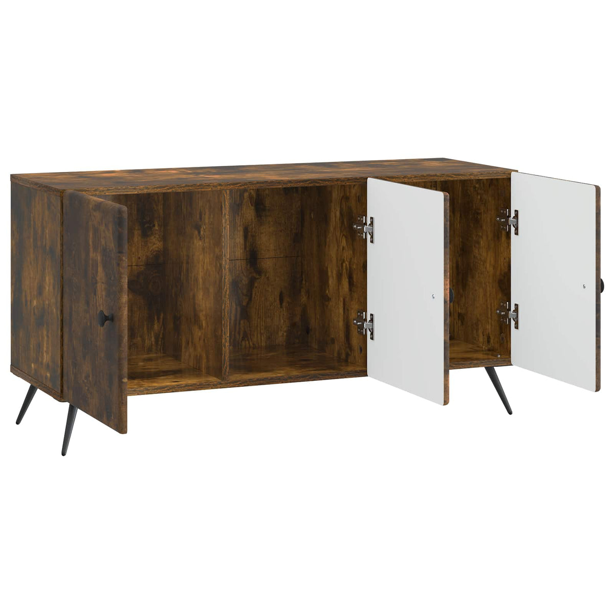 TV-skab Røget eg 99 x 34,5 x 50 cm Konstrueret træ